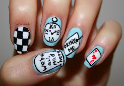 alice nails wonderland nail