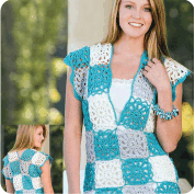 Vestido Ajedrez a Crochet Vestido Ajedrez a Crochet