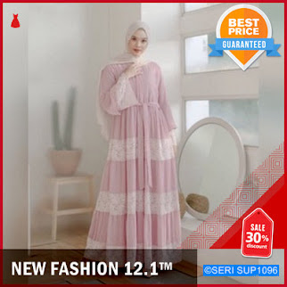SUP1096G19 Gamis Deba Brokat Kebaya Dress Wolfis BMGShop