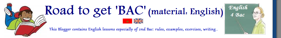 Road to get 'BAC' (material: English)