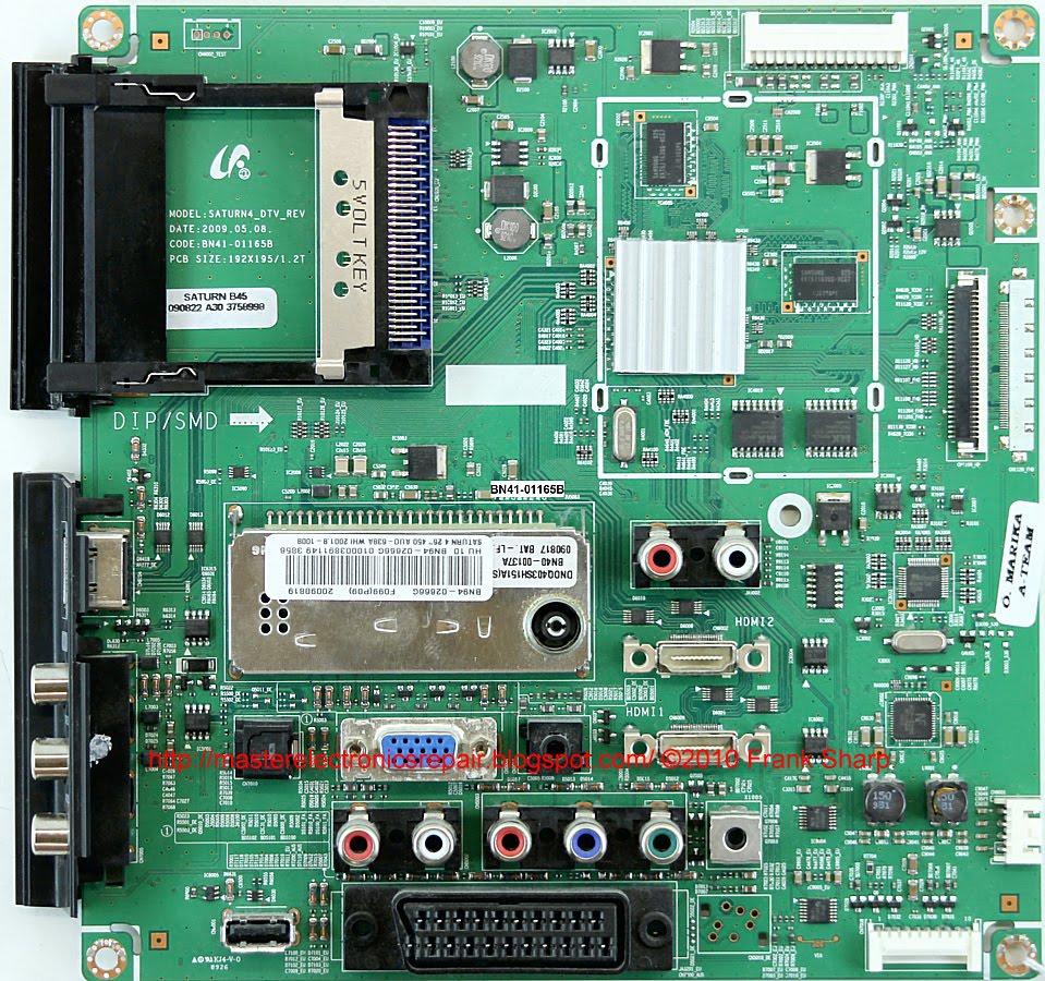 Master Electronics Repair !: REPAIRING / SERVICING TV SAMSUNG LE26B450