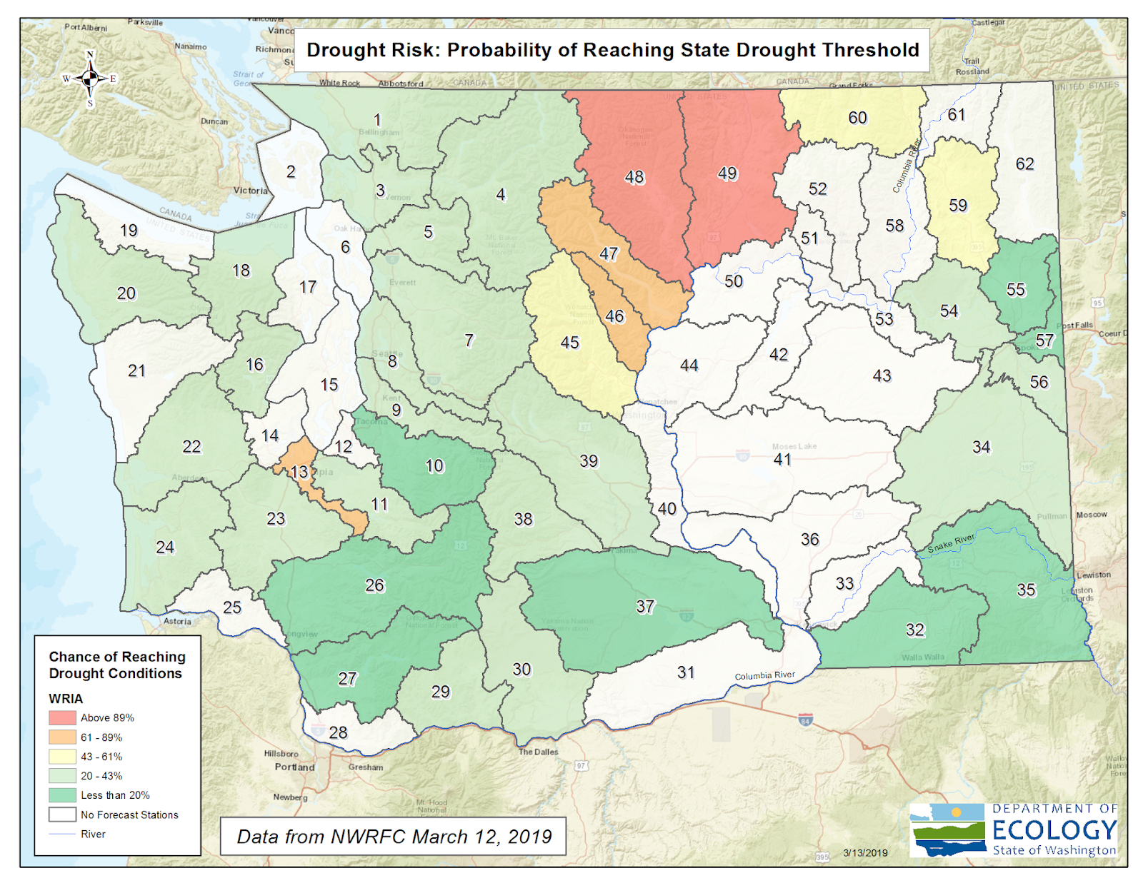 Washington Department of Ecology: Water supply issues could be a 