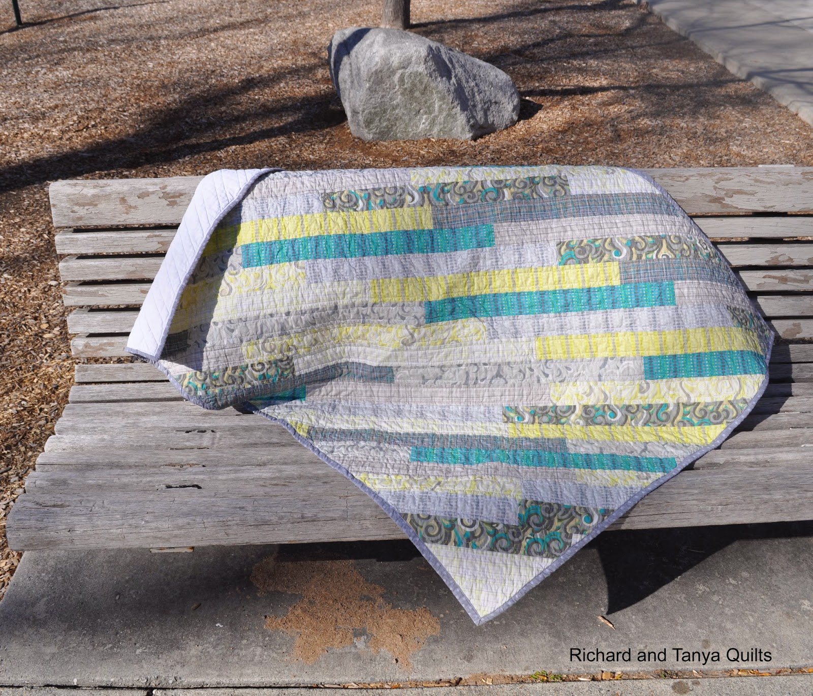 Richard and Tanya Quilts: Diagonal Quilt and Pattern.