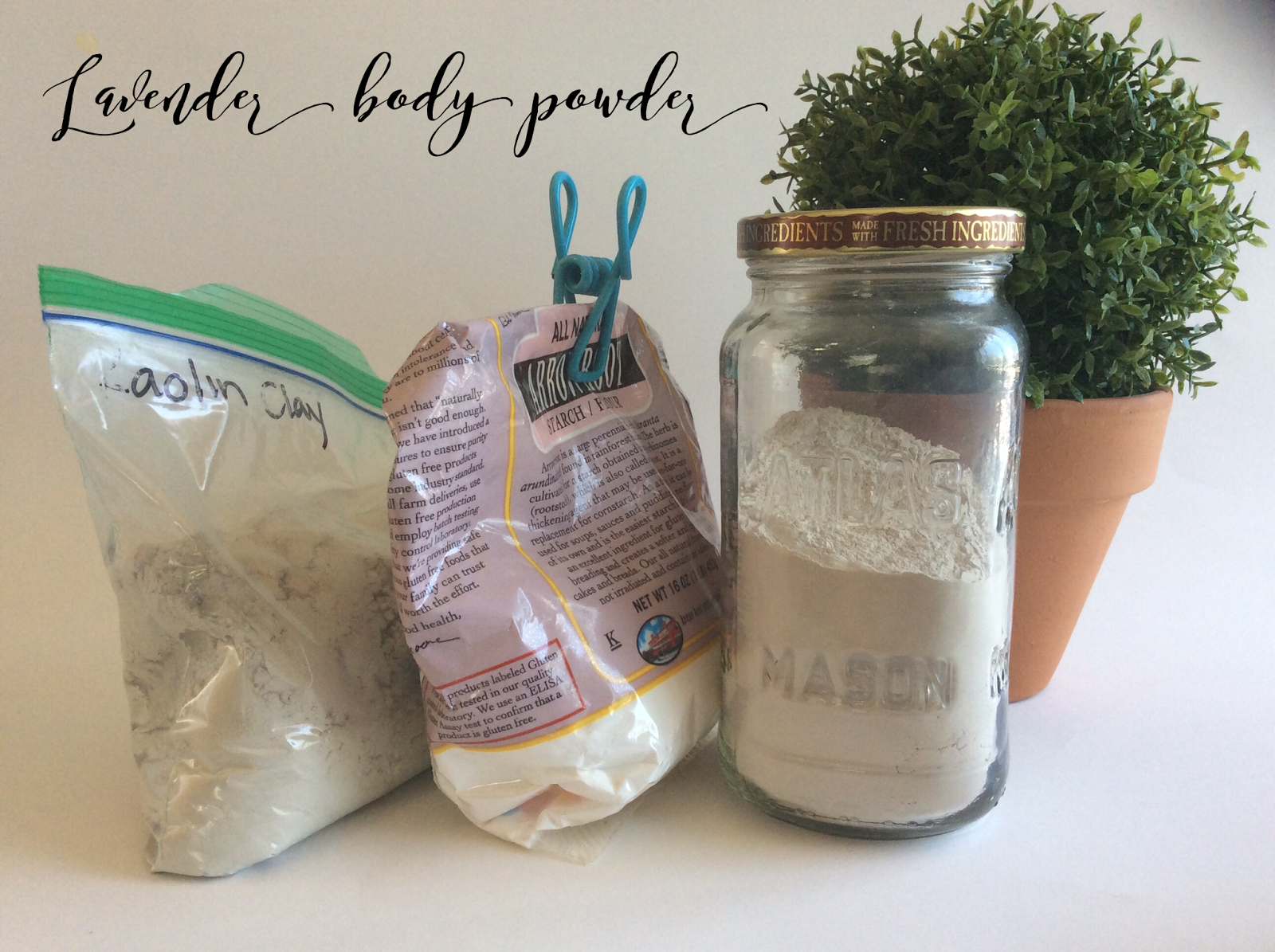 Planty Mama Sisters' Weekend and Body Powder Recipe