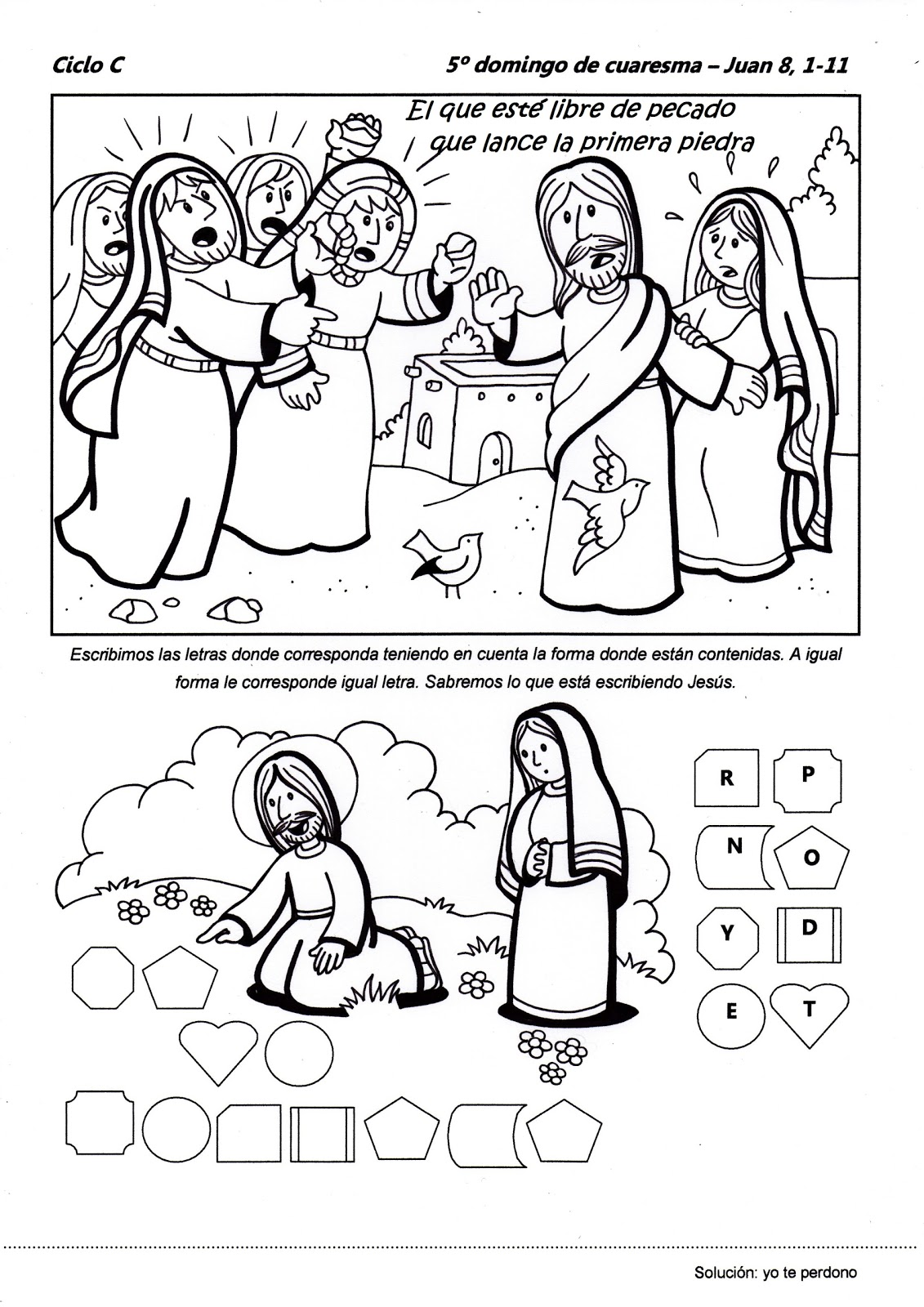 El Rincón de las Melli 5º Domingo de Cuaresma CICLO C
