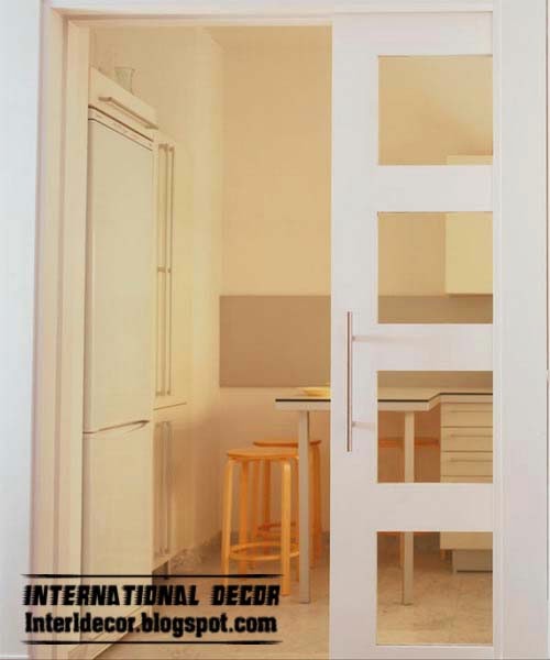 Sliding doors materials and structures in the modern style