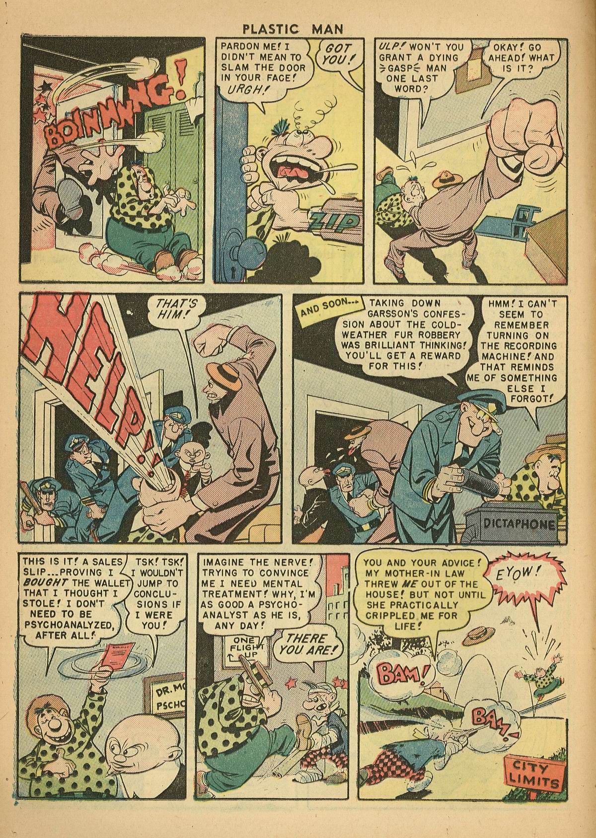 Read online Plastic Man (1943) comic -  Issue #44 - 16