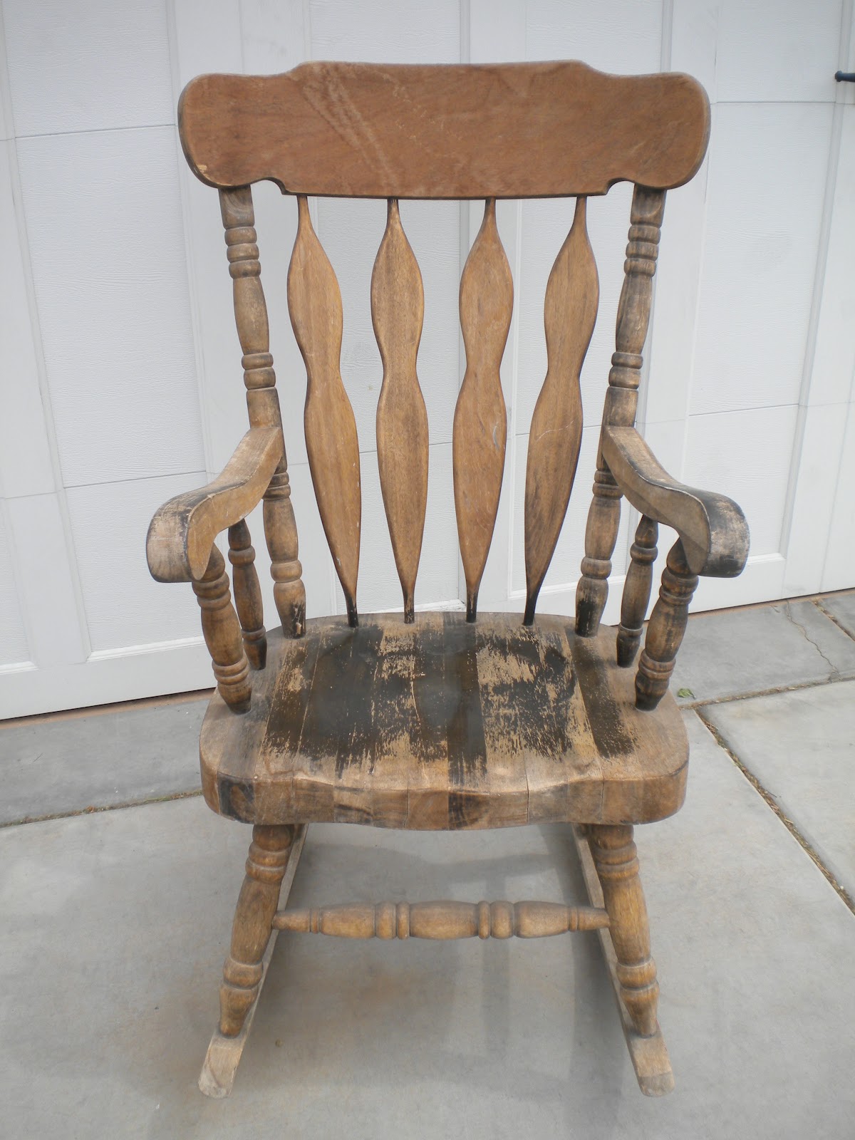 Juniper's Loft: chunky rocking chair...**SOLD**