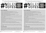 Flyers #nolesvotes #malestar