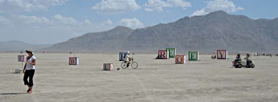 Obra de arte en el desierto de Nevada 