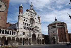 The Duomo and Baptistery in the centre of Cremona