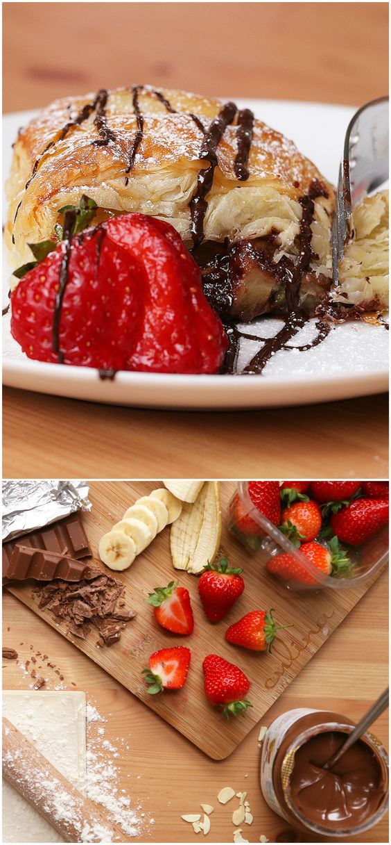 Double Chocolate and Fruit Breakfast Pastry pastry recipes