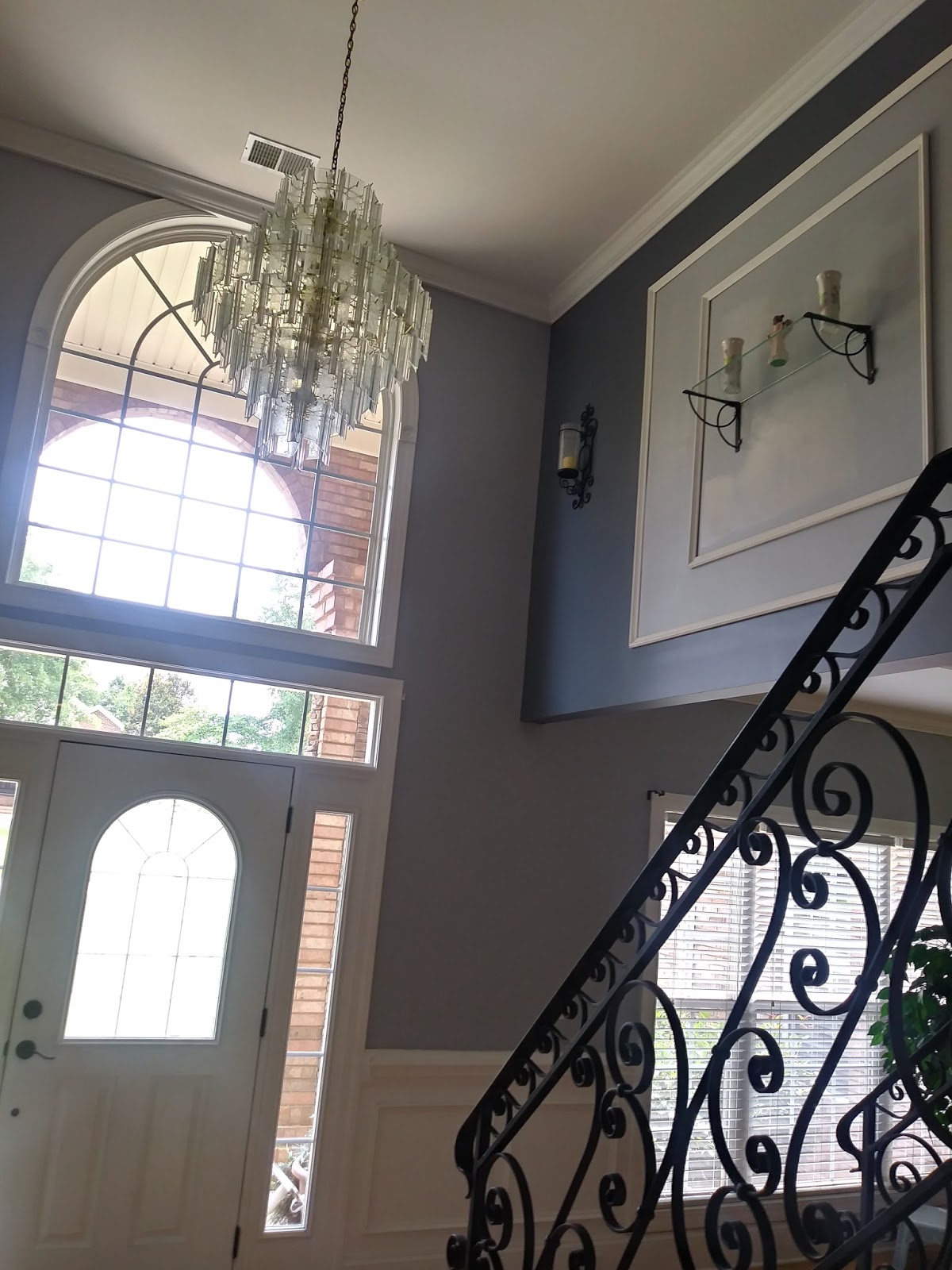 Painted foyer in River Falls Subdivision in Duncan, SC