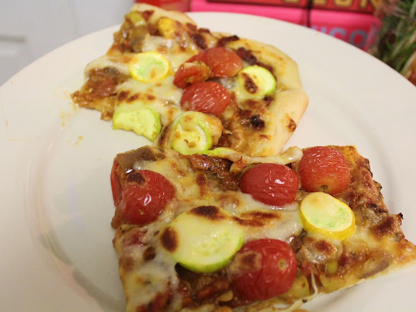 Meatless AND Pizza?!?  (Ratatouille pizza)