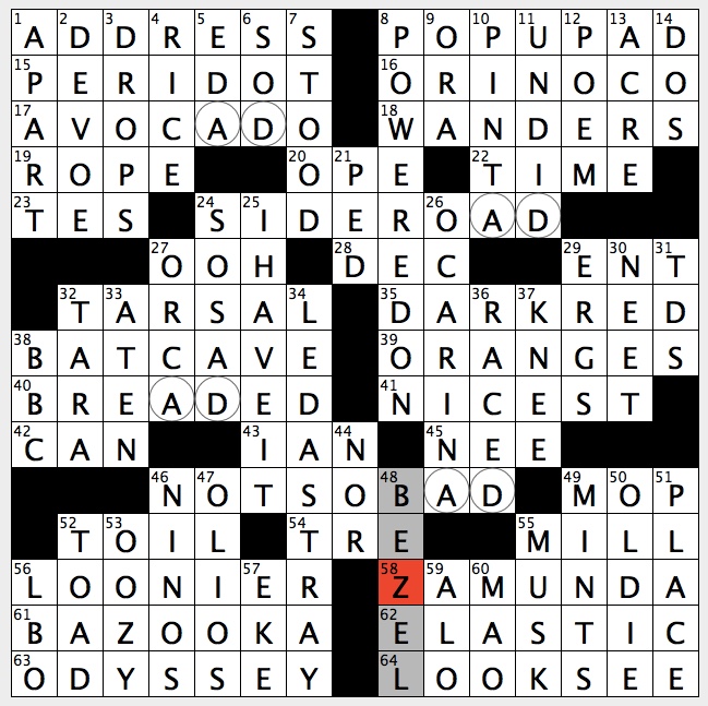 Rex Parker Does the NYT Crossword Puzzle Fictional African kingdom in