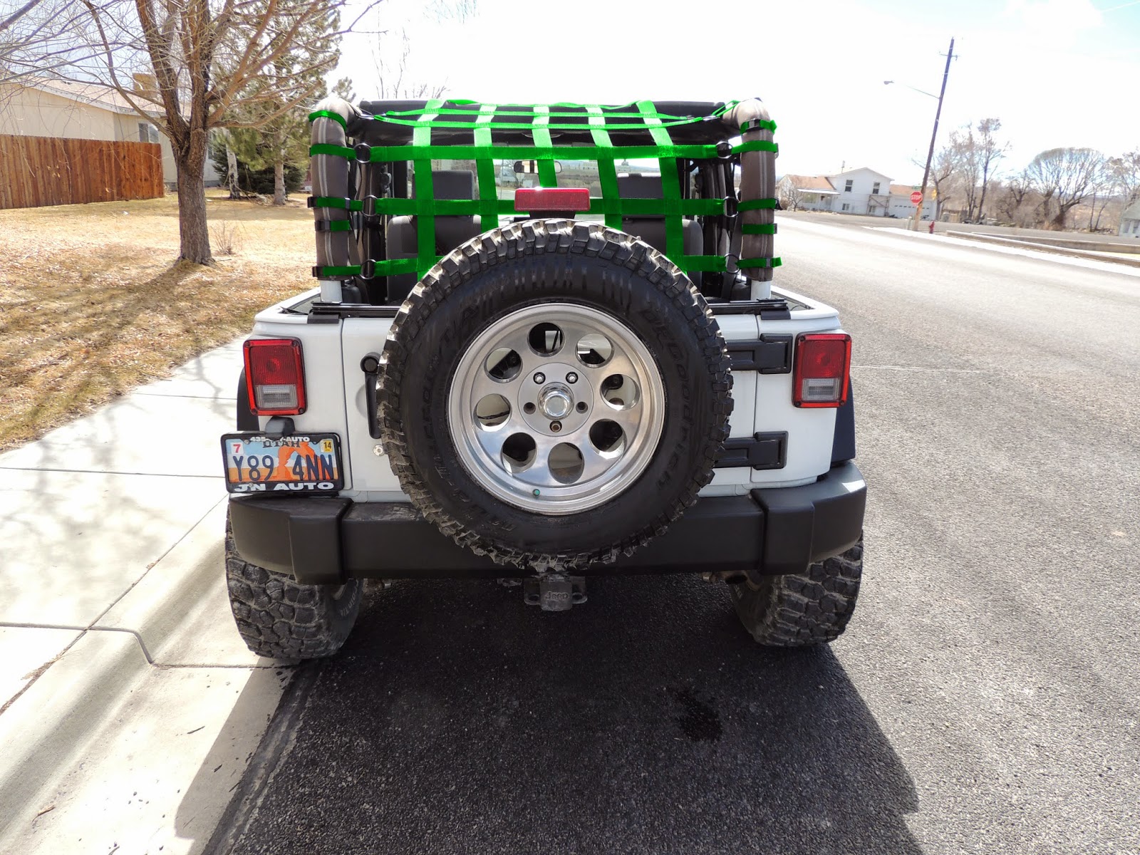 Jeep Wrangler Cargo Net Top
