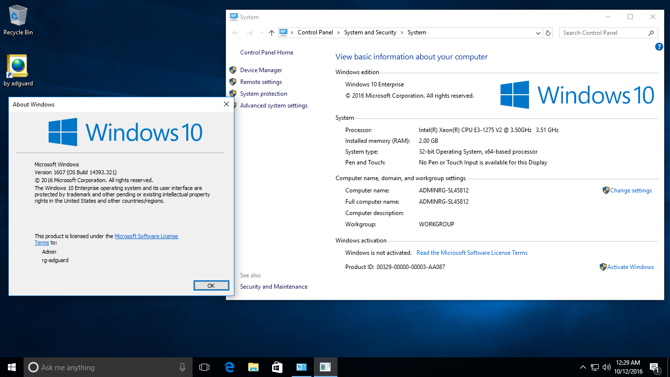 activate windows 10 enterprise 2016 ltsb