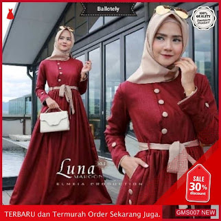 GMS007 KRSRH007L92 Luna Gamis Bahan Balotelli Dropship SK1009134013