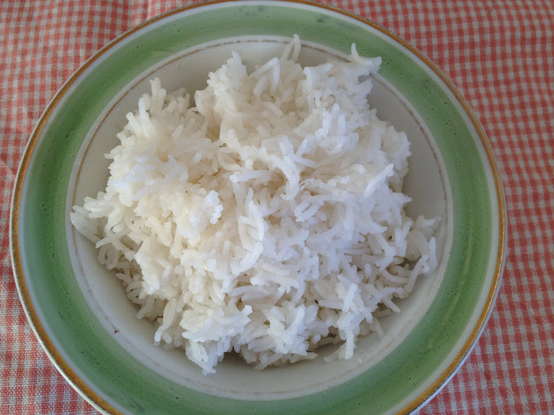 Kristinas Madunivers Kogte Luftige Basmati Ris