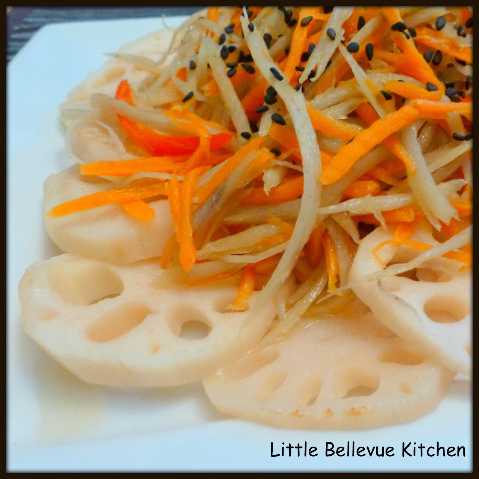 Little Bellevue Kitchen Japanese Kinpira Gobo (Burdock Root) Salad