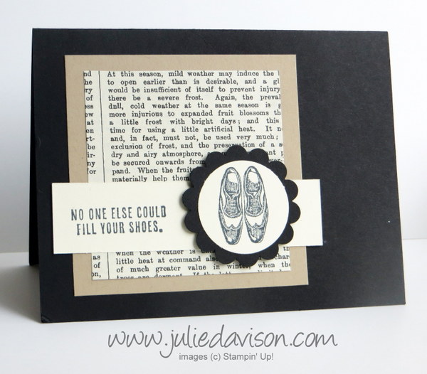 Stampin' Up! Guy Greetings card for Father's Day or Retirement #stampinup #masculine www.juliedavison.com