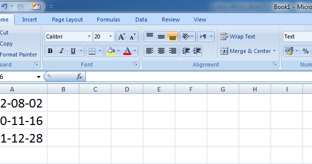 Cara Mengubah Format Tanggal di MS. Excel - Bings69