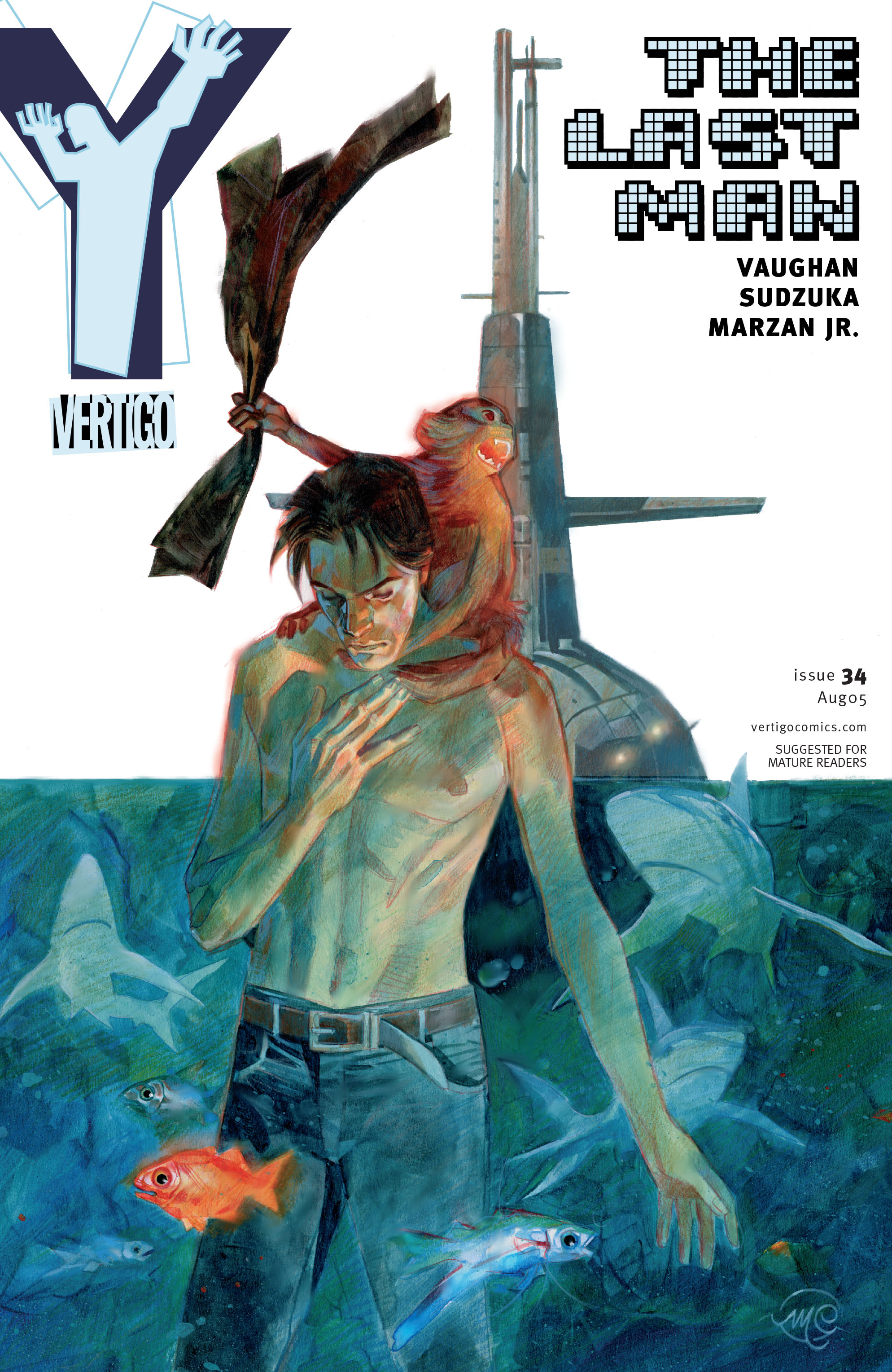Read online Y: The Last Man (2002) comic -  Issue #34 - 1