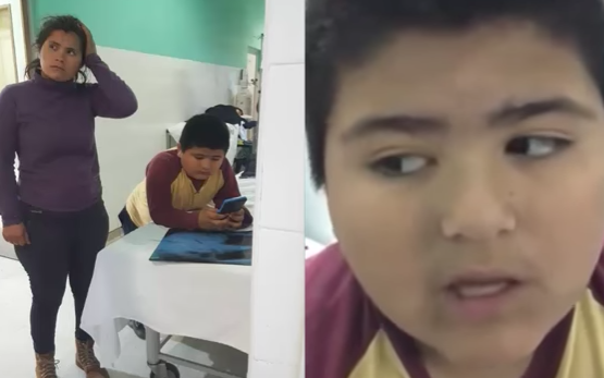 Niño se traga un silbato y su forma de hablar se vuelve viral (VIDEO) Niño se traga un silbato y su forma de hablar se vuelve viral (VIDEO)