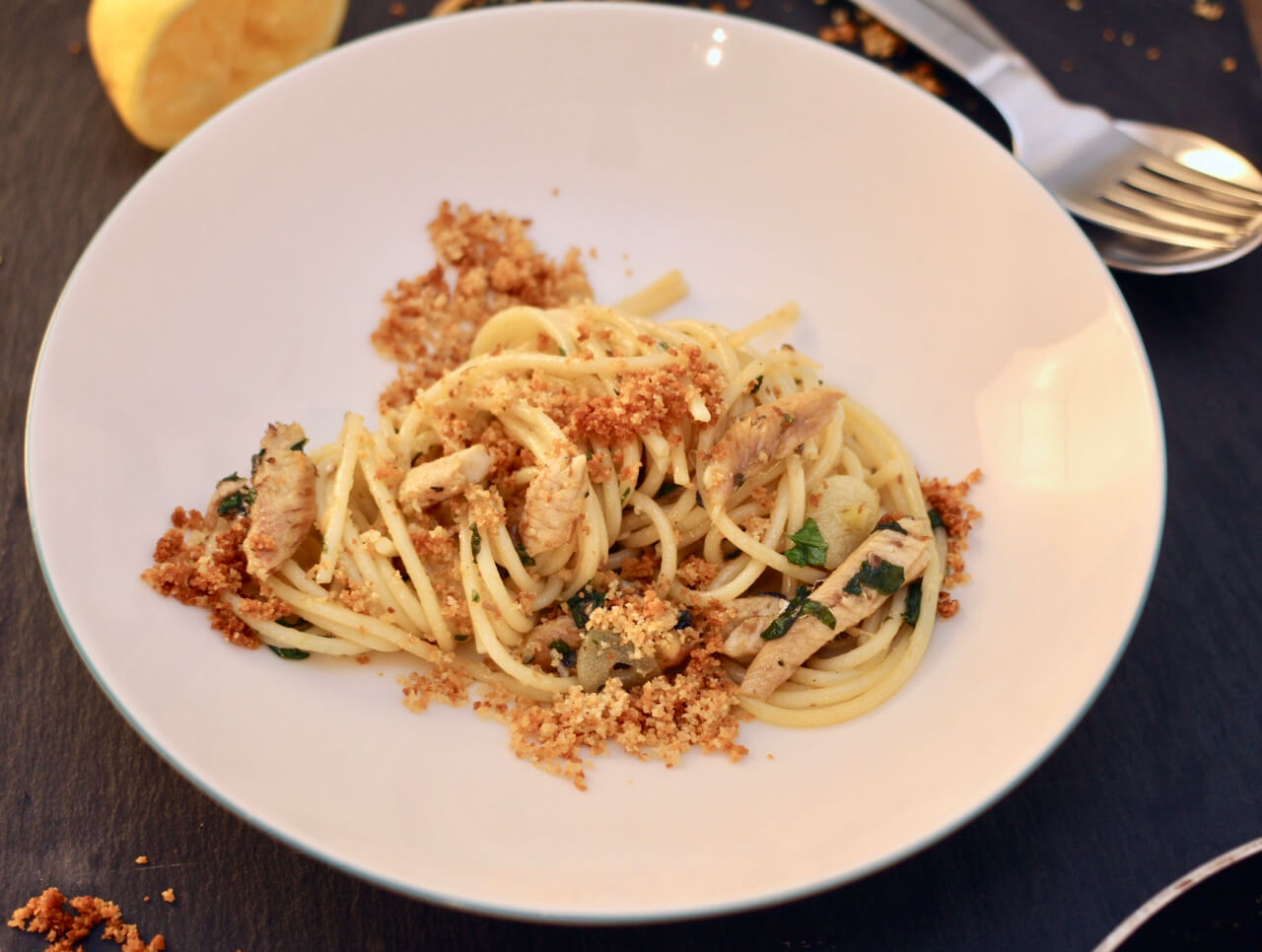 Rezept Spaghetti Aglio e Olio mit Sardellen 