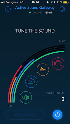 appli, application, appli active sound, application active sound, active sound appli
