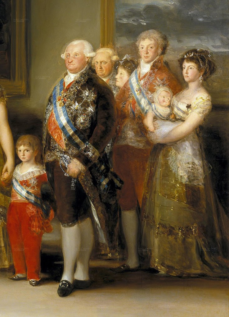 Картина франсиско гойя семья короля карла iv