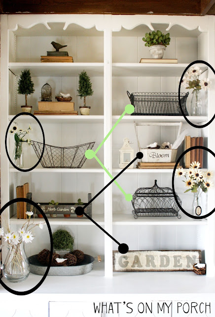 How to Decorate a Bookshelf for Spring