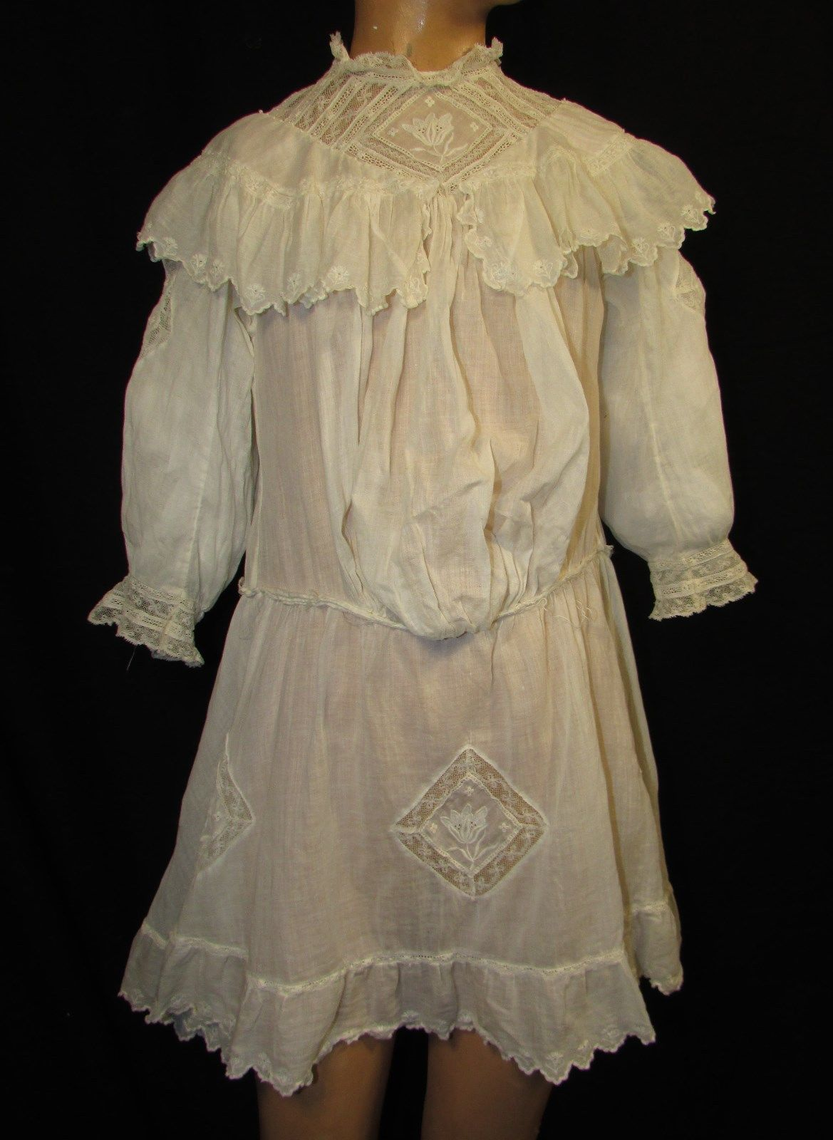 All The Pretty Dresses Child's Edwardian Insertion Lace Dress