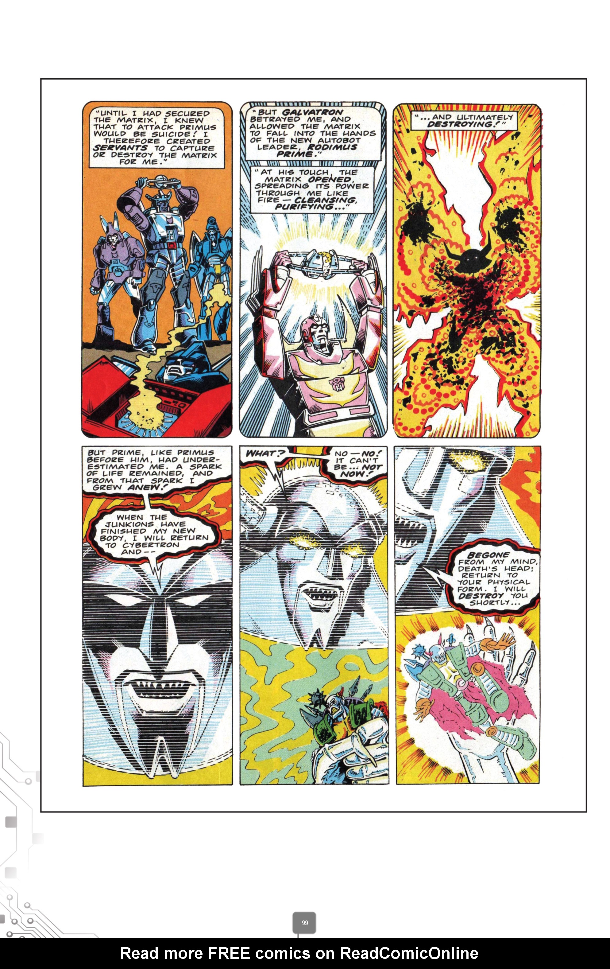 Read online The Transformers Classics UK comic - Issue # TPB 5 - 100