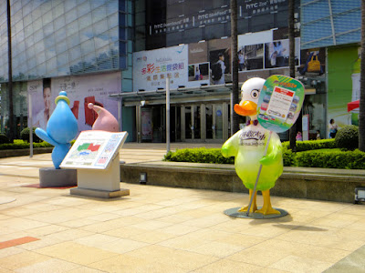 Mascots of Dream Mall in Kaohsiung Taiwan