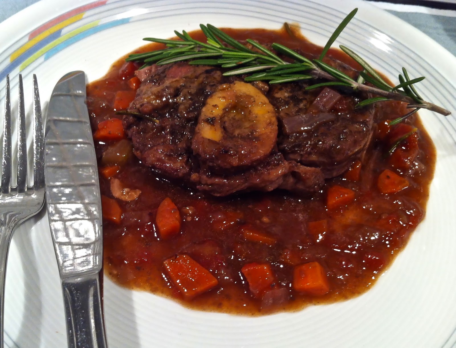 Homemade By Mary OVEN BRAISED OSSO BUCO with RED WINE