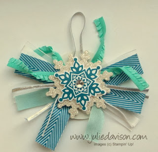 http://juliedavison.blogspot.com/2013/12/ribbon-scrap-christmas-bag-tag.html