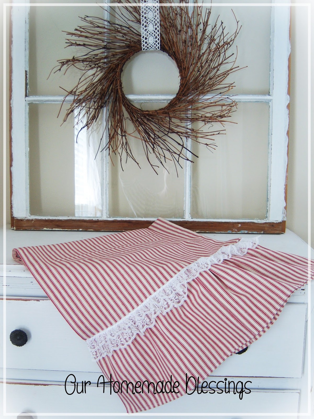 Shoregirl's Creations Rustic Farmhouse Table Runner