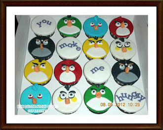 2D Angry Birds Cupcakes