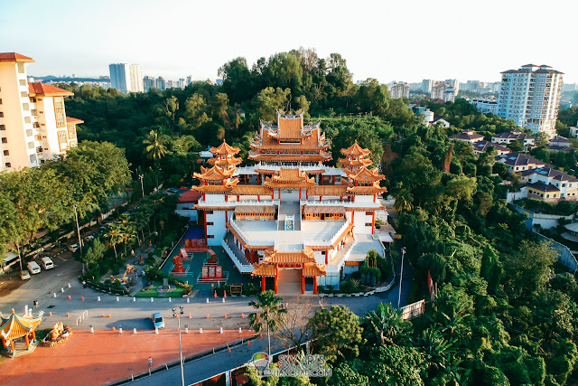 Thean Hou Temple bird eye view captured using DJI Spark