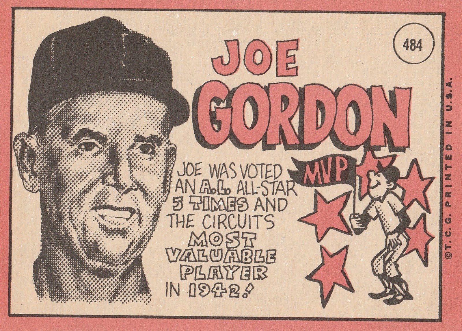 1969 Topps Baseball Final Card Joe Gordon