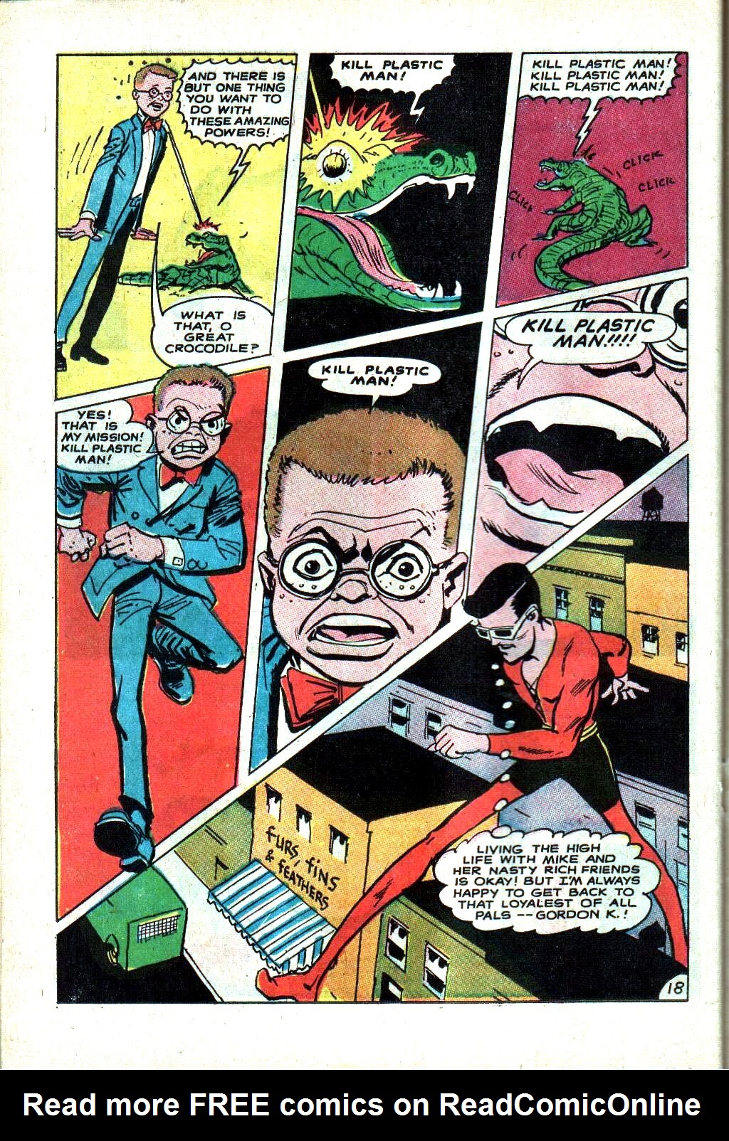 Read online Plastic Man (1966) comic -  Issue #9 - 26