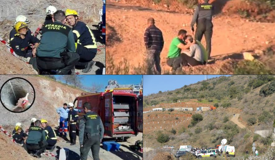 Spagna: Malaga come Vermicino, bambino di 2 anni caduto in un pozzo.