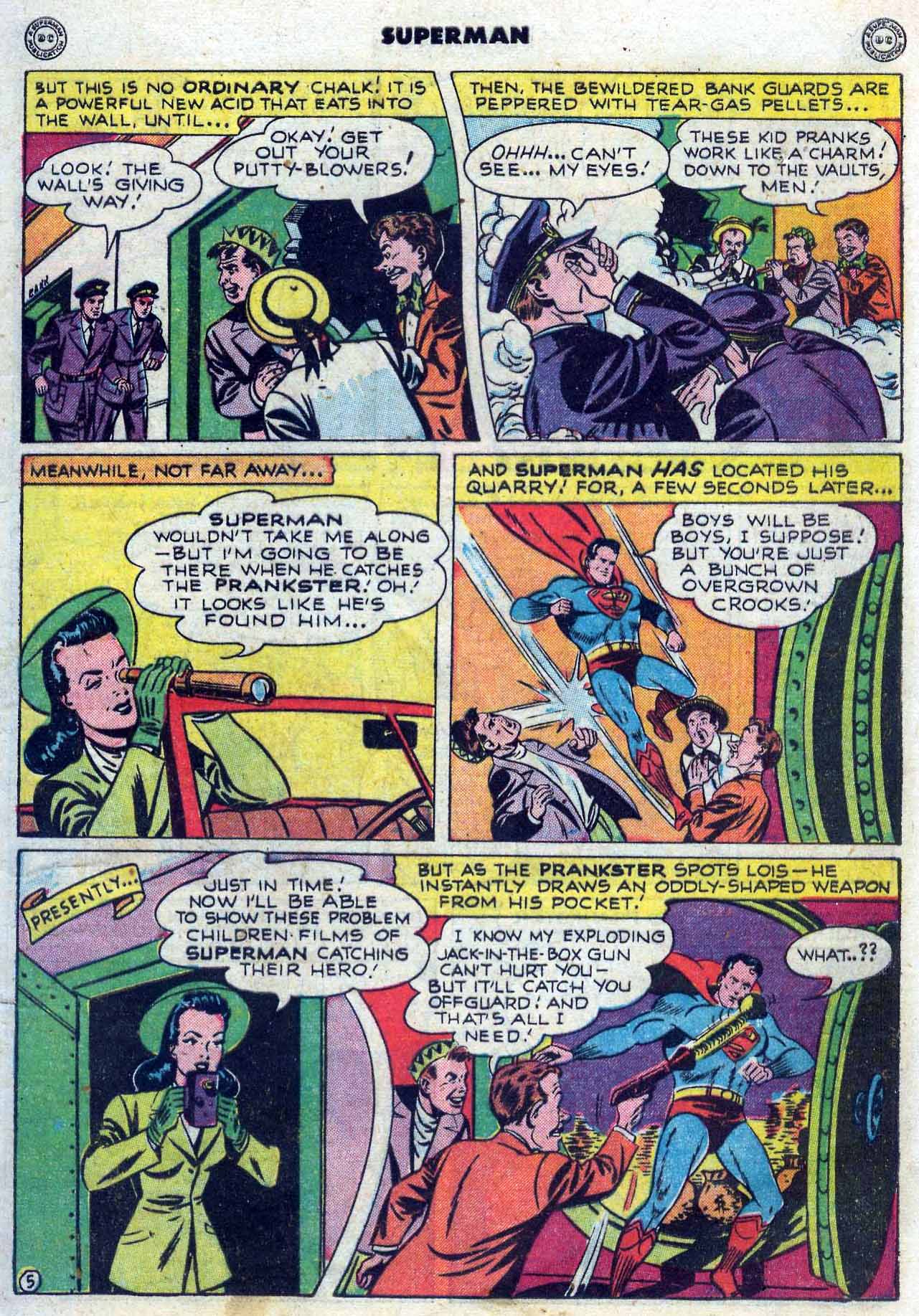 Read online Superman (1939) comic -  Issue #55 - 7