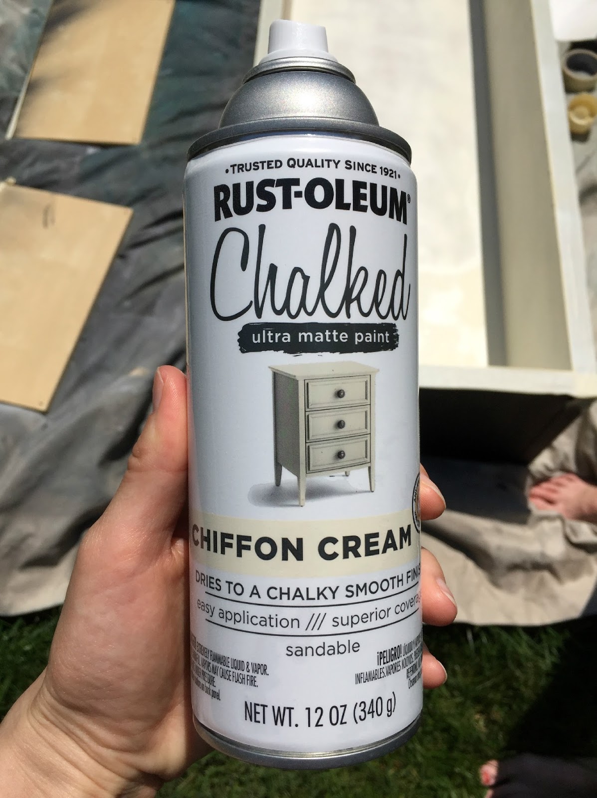 Cream Chiffon Spray Paint Cream Chiffon Spray Paint
