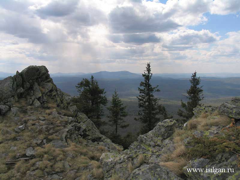 Гора Вторая Сопка (1198м). Хребет Уреньга. Челябинская область.