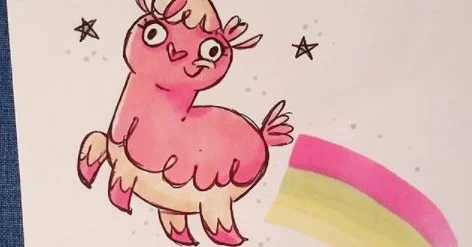 Inktober 2017 : Llamas & Alpacas