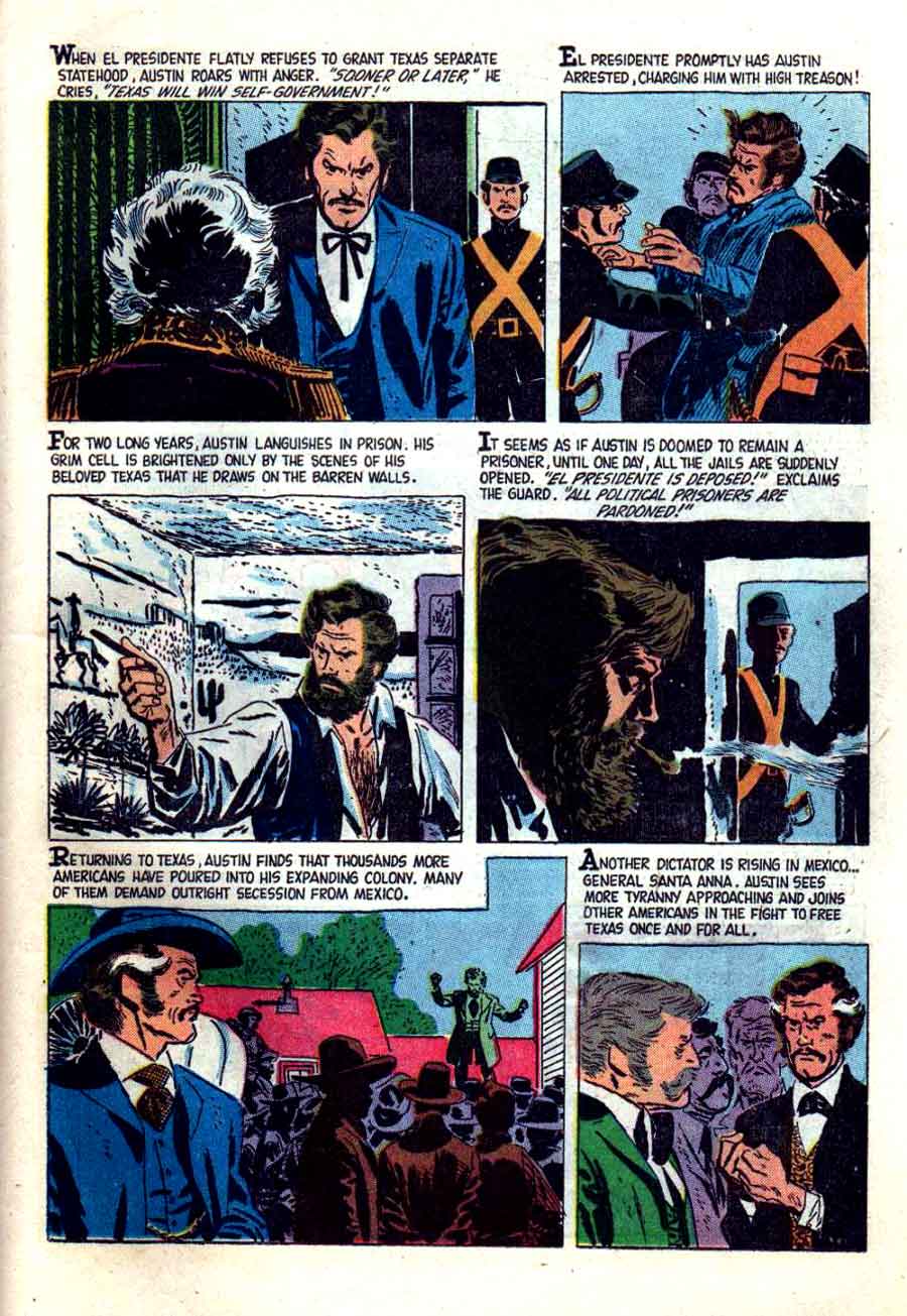 Jace Pearson's Tales of the Texas Rangers v1 #15 dell western comic book page art by Alex Toth