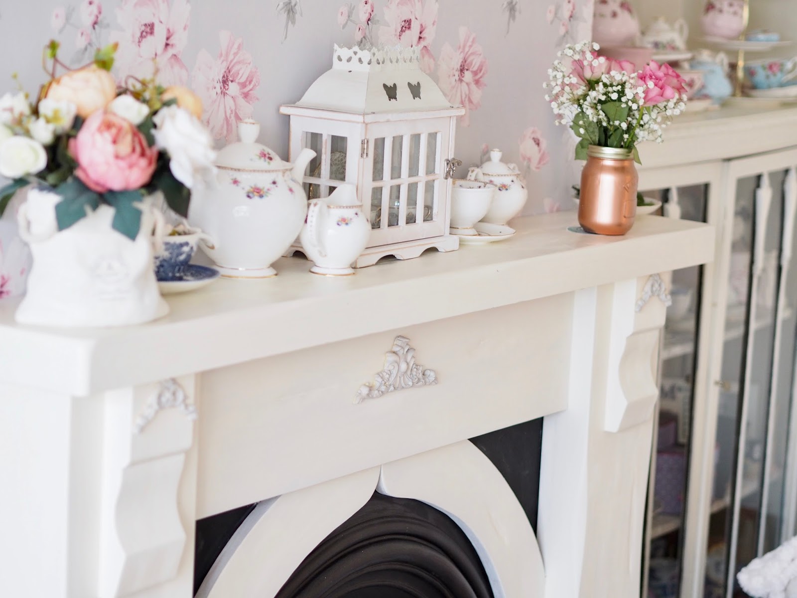 How I Painted My Pine Fireplace Dainty Dress Diaries