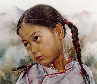 Rostros de Niños de China Meridional